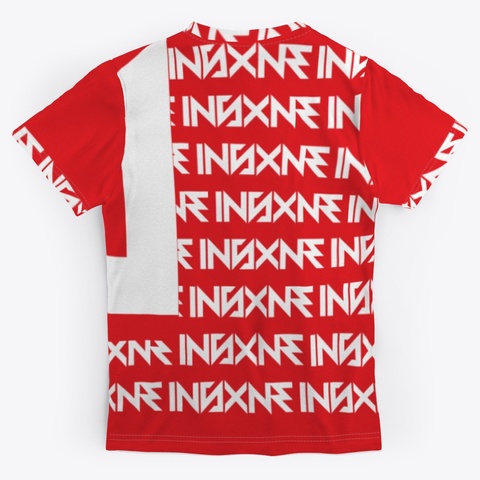 Insxne Red T-Shirt Back