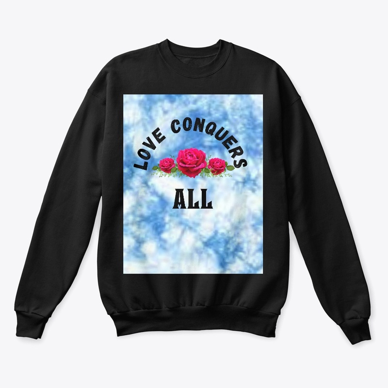 Love Conquers - tie-dye.