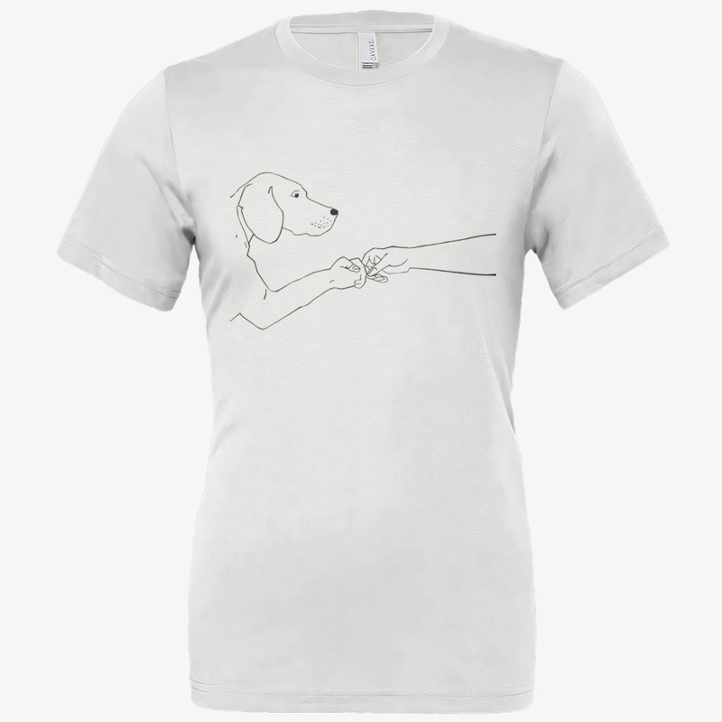 Canine Line Art: Minimal Dog Silhouette