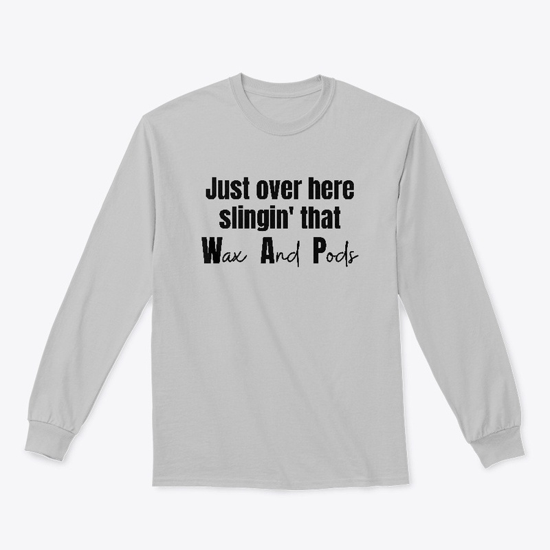 Slinging That WAP Black Lettering