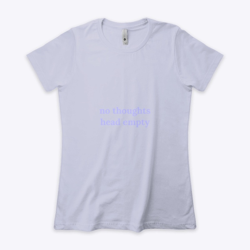 no thoughts head empty