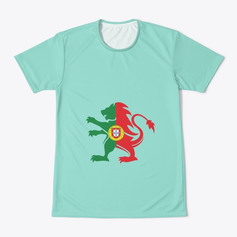 Portuguese Flag Heraldic Lion  T Shirt🦁
