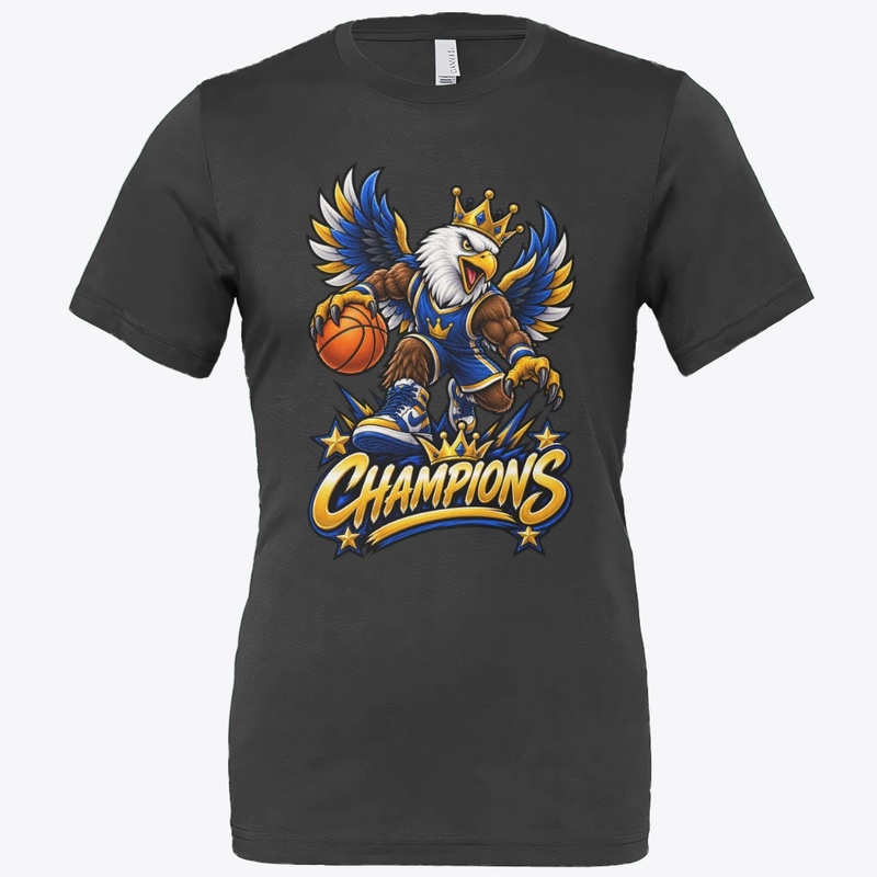 Champions Eagle Basketball Mascot 