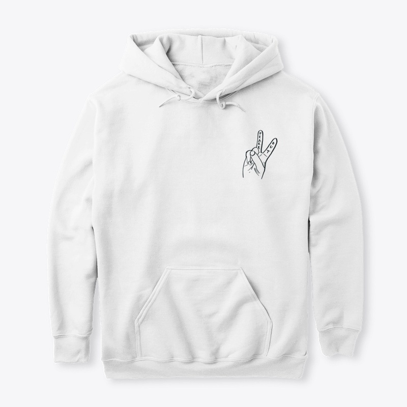 PEACE OUT | BLACK OUTLINE