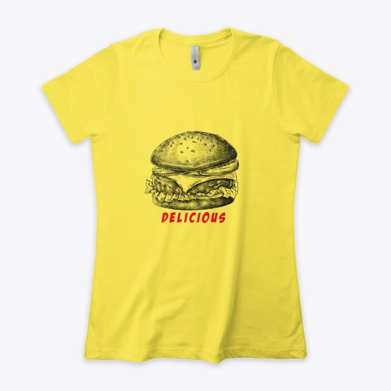 funny burger t-shirts