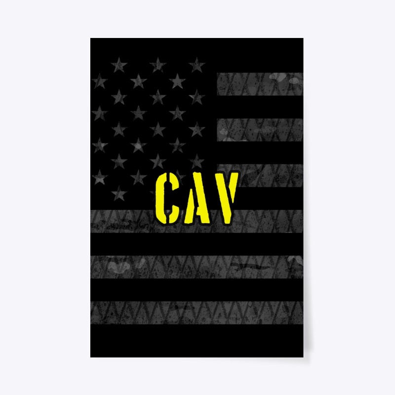 Cav Subdued American Flag