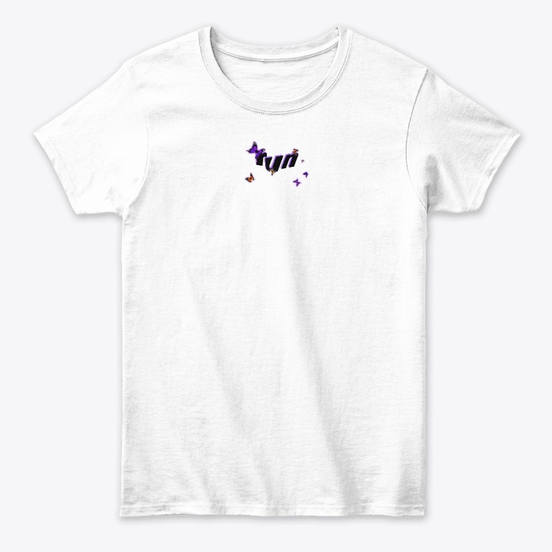 RUN "butterflies" tee