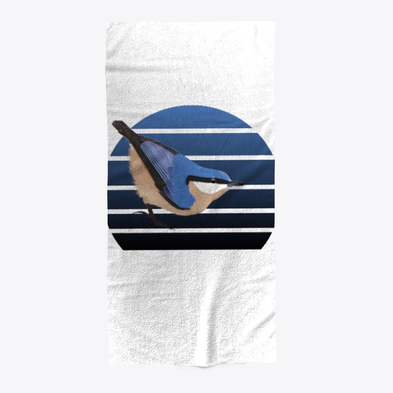 jz.birds Nuthatch Bird Animal Art