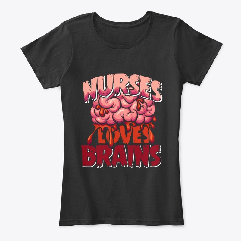 Nurse love brains halloween T-Shirt