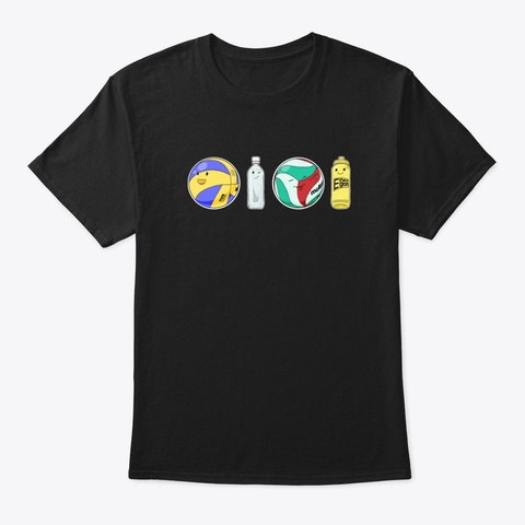 Balls And Bottles Black Camiseta Front