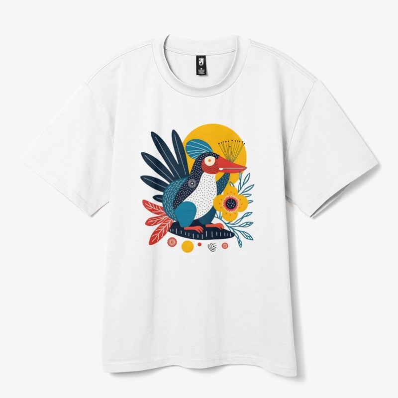 Trendy graphic art T-shirt design