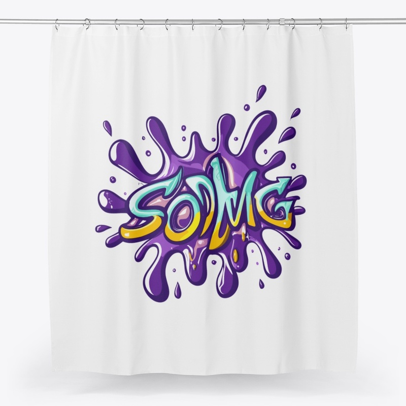 SODMG Splash Shower curtain