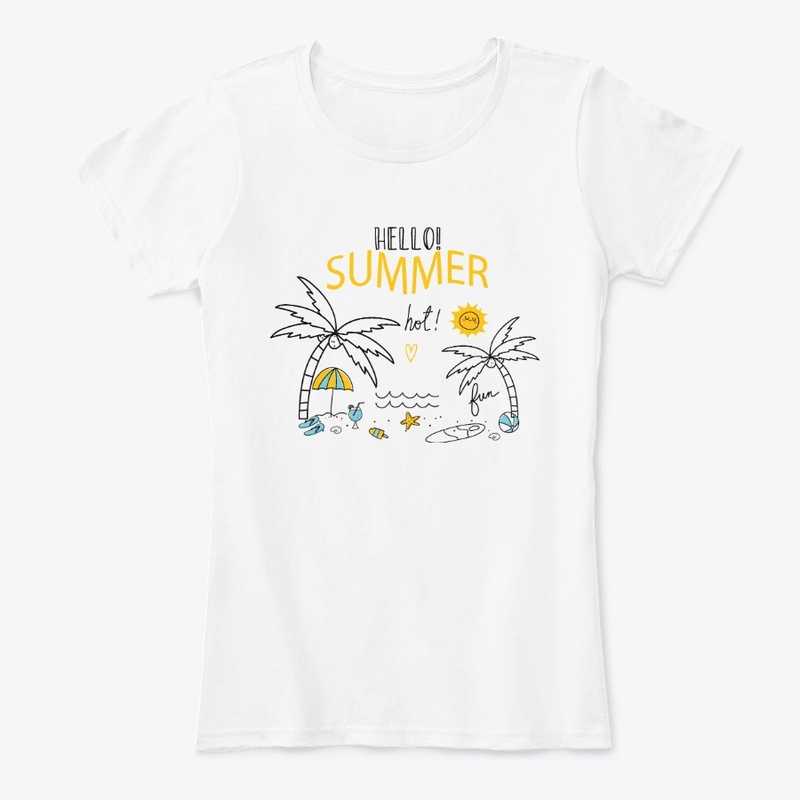 Hello Summer! T-Shirt, Summer Shirt.