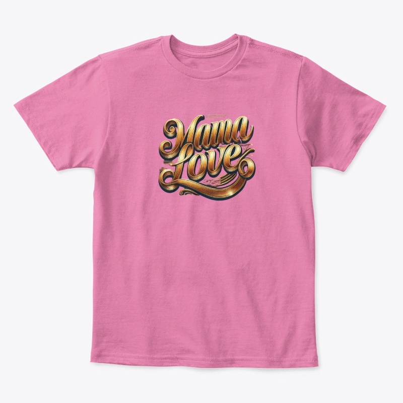 Mama Love Gold Script Swirls Edition