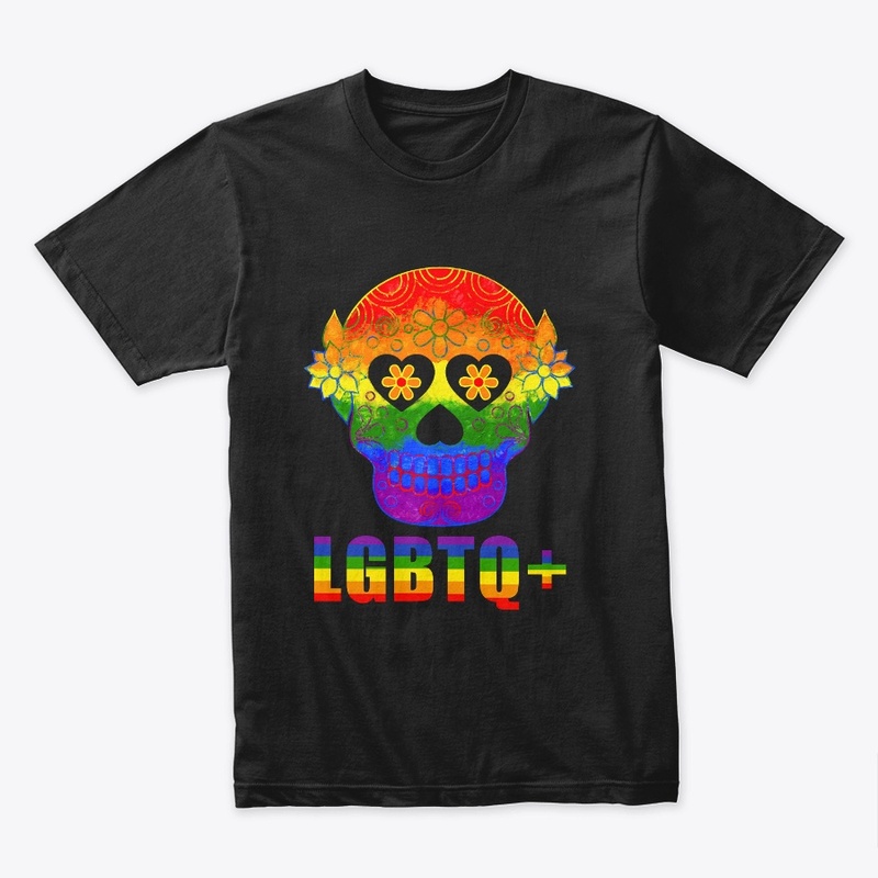 Pride LGBTQ+ Skull T shirts