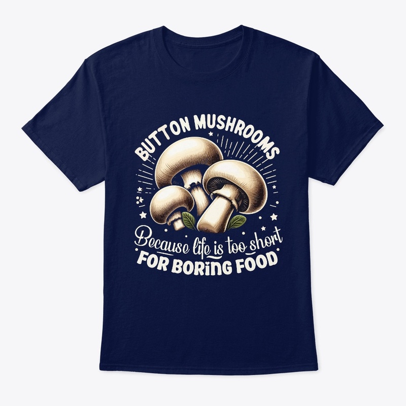 White Mushrooms Tee