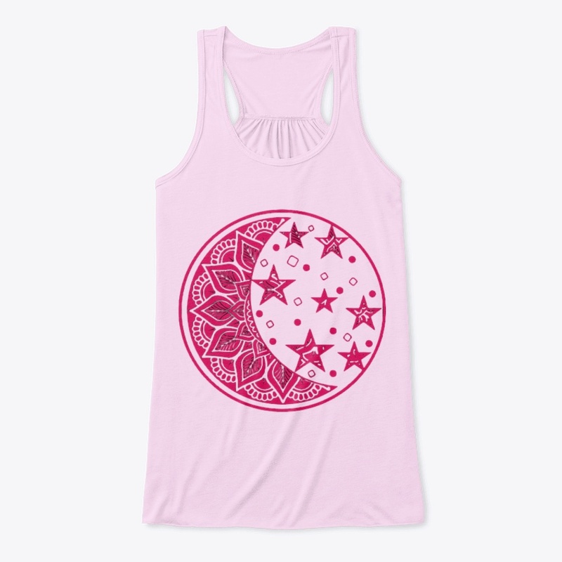 Mandala moon design 