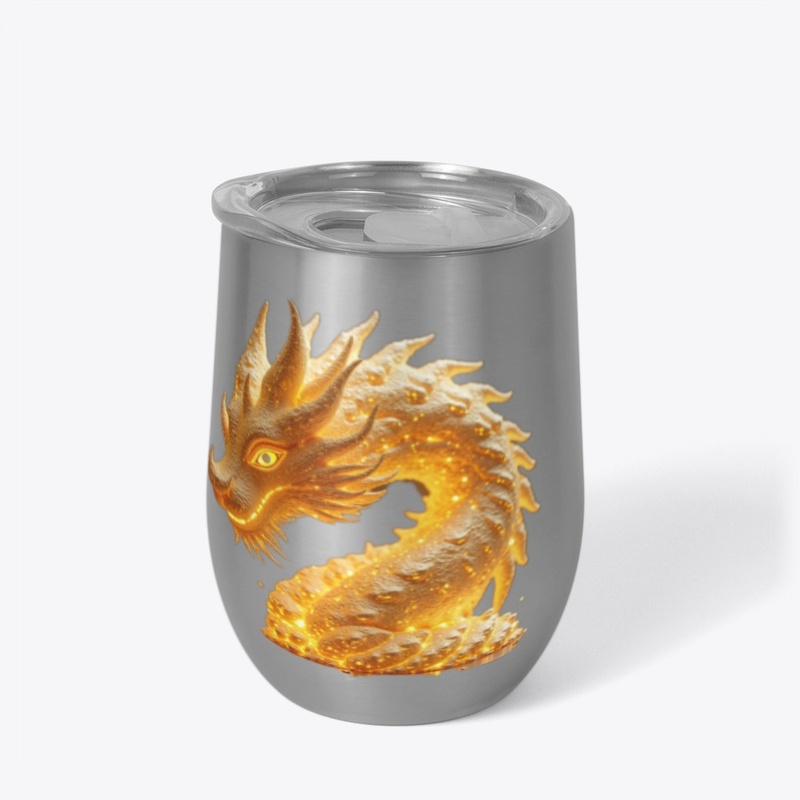 Golden Dragon Head