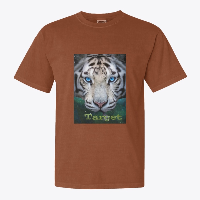 Snarling white Tiger Target