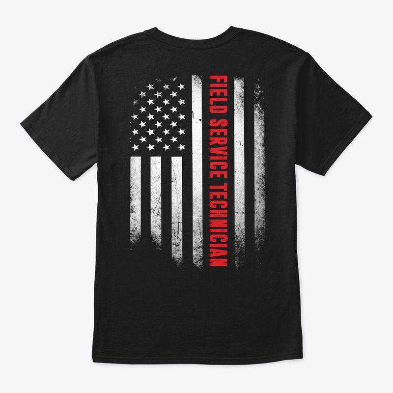 Field Service Technician US Flag Shirt