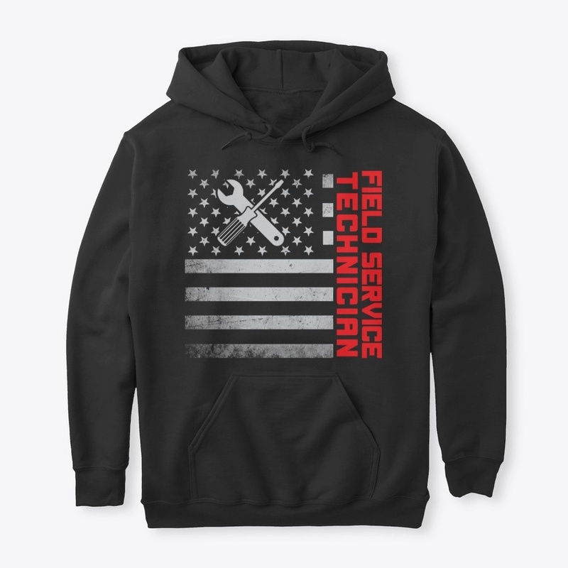 Field Service Technician US Flag Mask