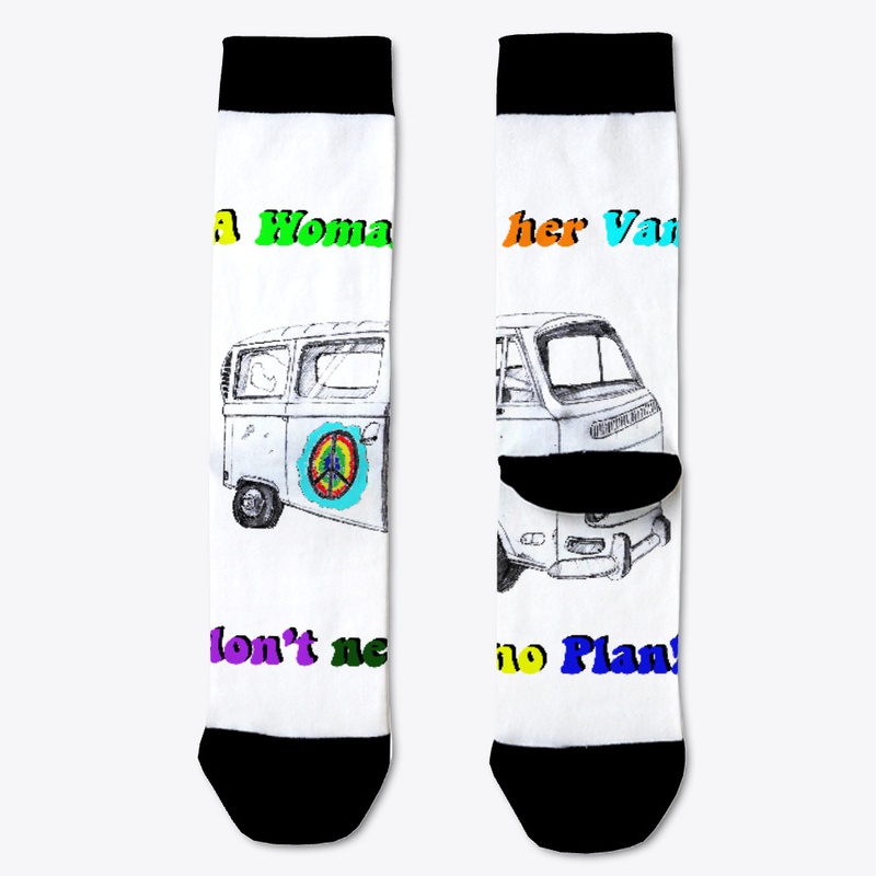 A WOMAN AND HER VAN, DON'T NEED A PLAN!