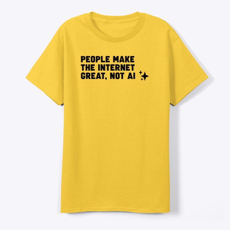 People, not AI ✨