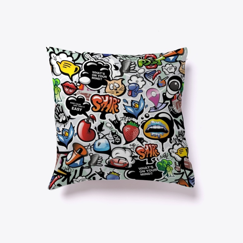 Unique Drippin' Graffiti Print