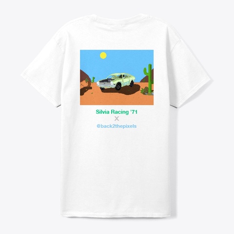 @Back2thepixels White T-Shirt Back