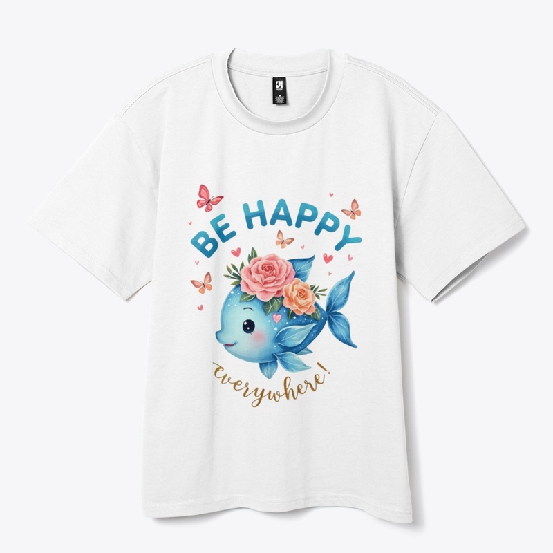 sea fish in blue and crystal