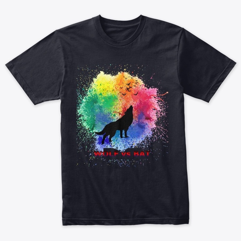 WOLF vs BAT  T  SHIRT
