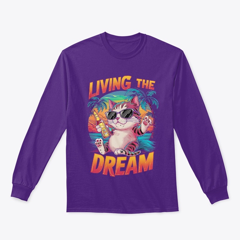 Cat Dream t-shirt design