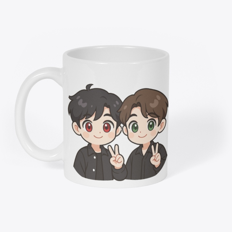 BJYX Chibi Duo Art | Peace Sign Pose