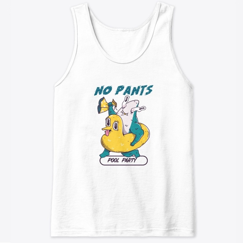 No pants pool party