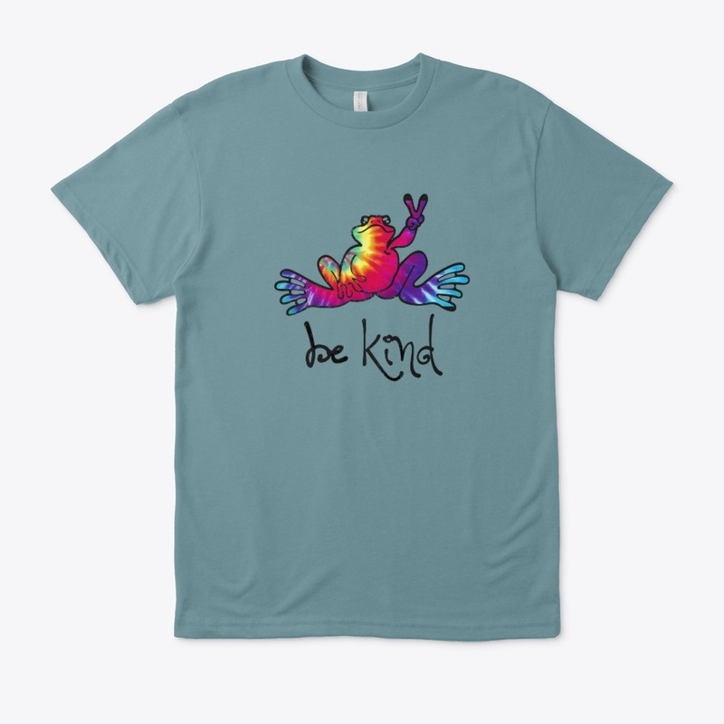 Be Kind Hippie Frog