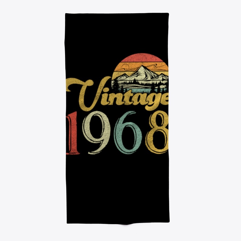 Vintage 1968 Sunset Retro 52nd Birthday