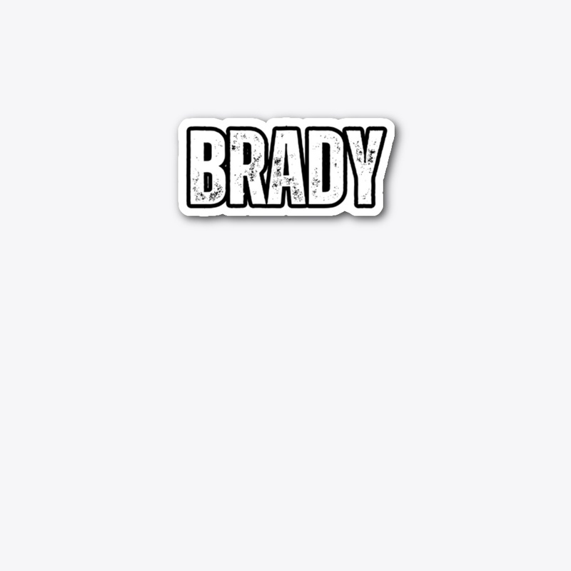 Personalized Name "Brady" Vintage
