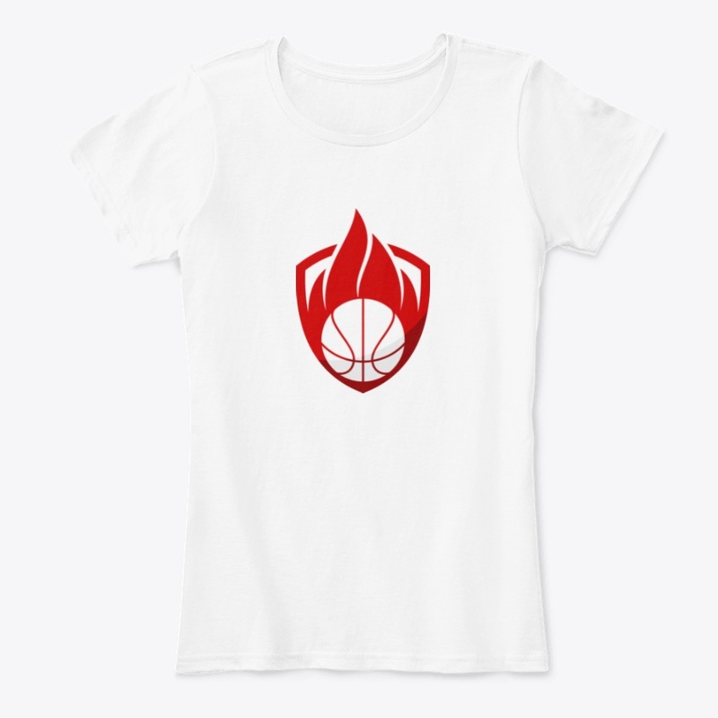 Basketball - Red Flame Logo