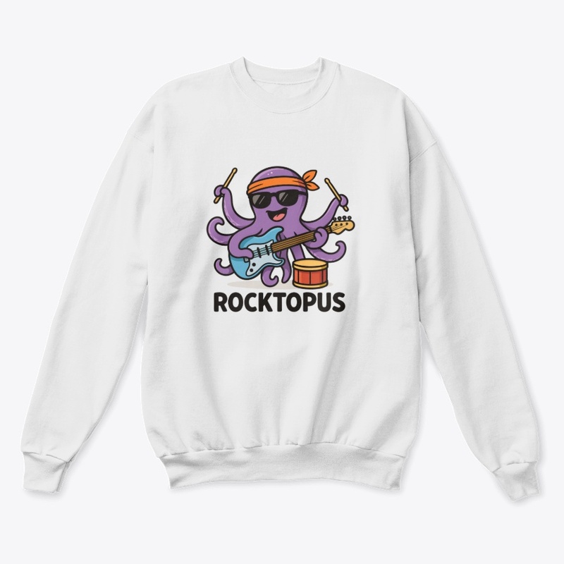 Rocktopus Funny Octopus Character