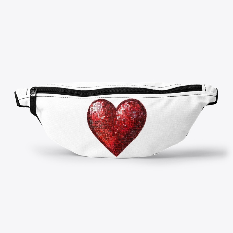 Valentine's Day Cute Red Heart White