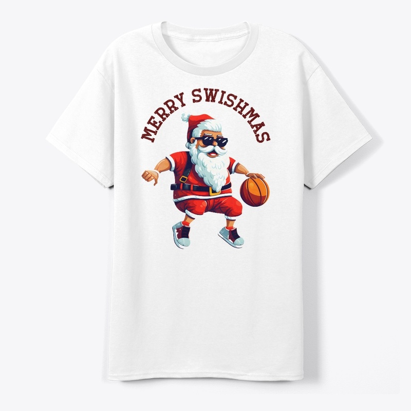 Merry Swishmas Santa Basketball