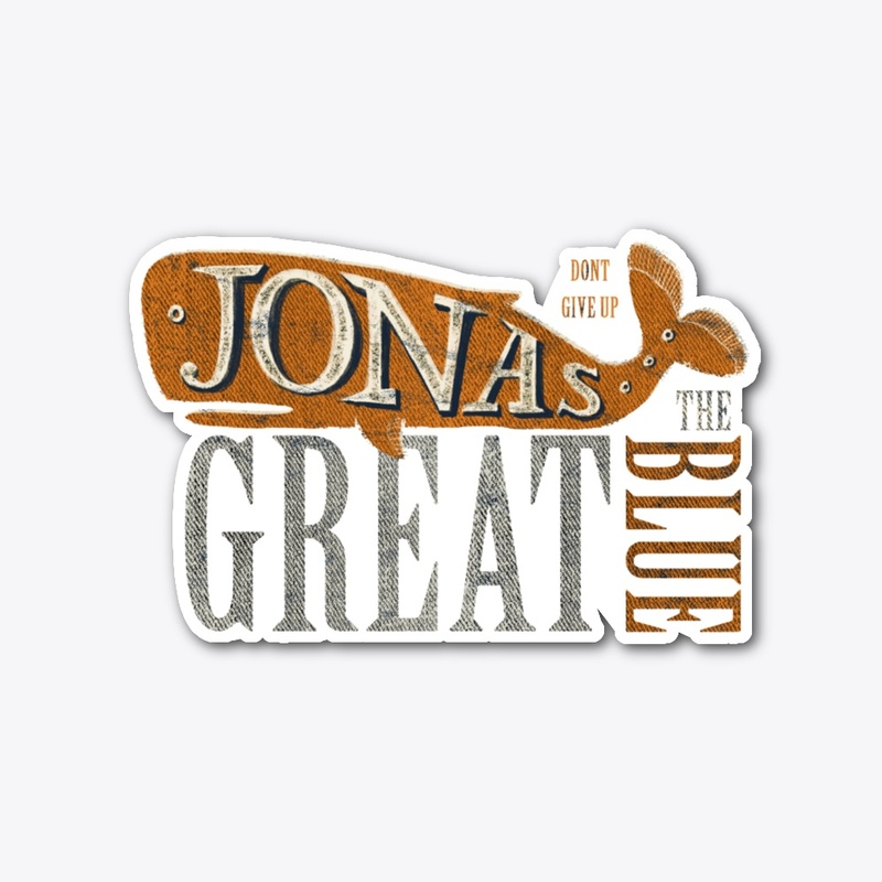 whale silhouette typo graphic