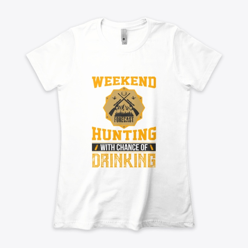 Weekend Hunting T Shirt Design