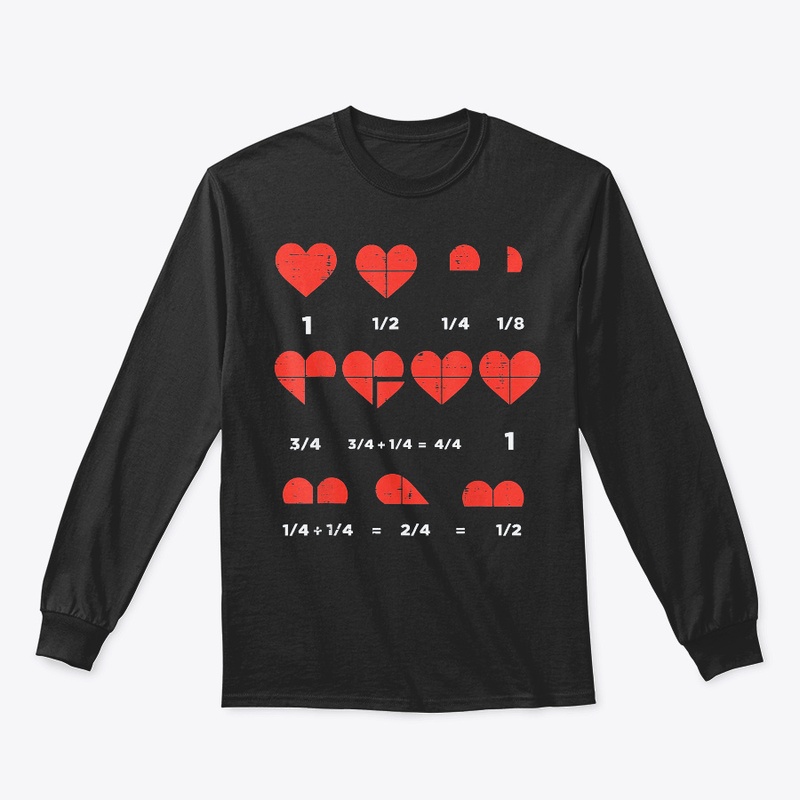 Valentines Day Fractions Heart Math