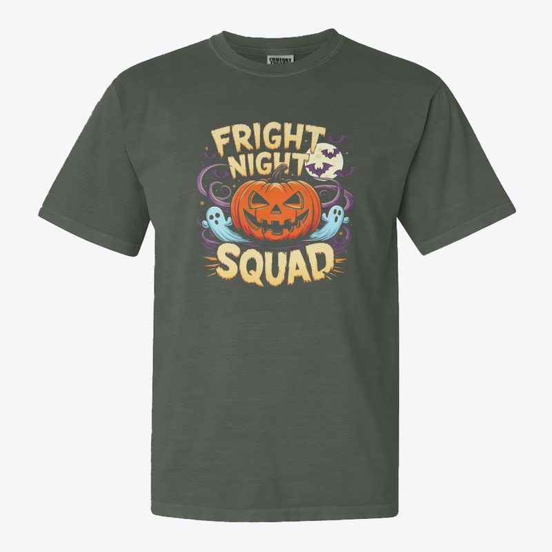 "Fright Night Squad Halloween pumpkin"