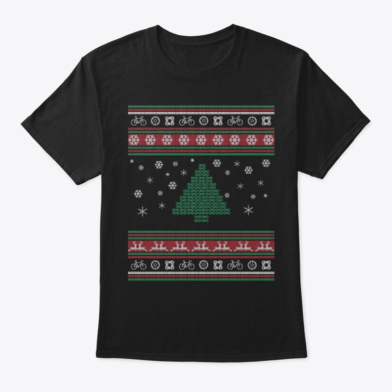 Ugly Christmas Cycling Chain Tree