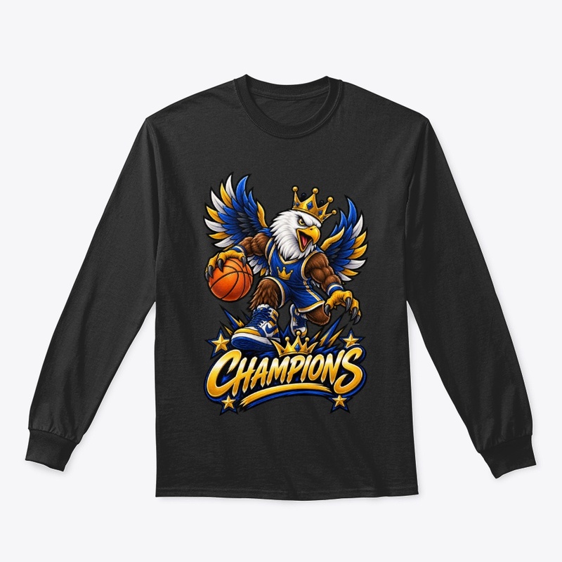 Champions Eagle Basketball Mascot 
