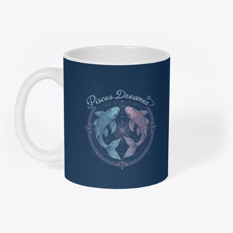 Pisces Dreamer Zodiac design