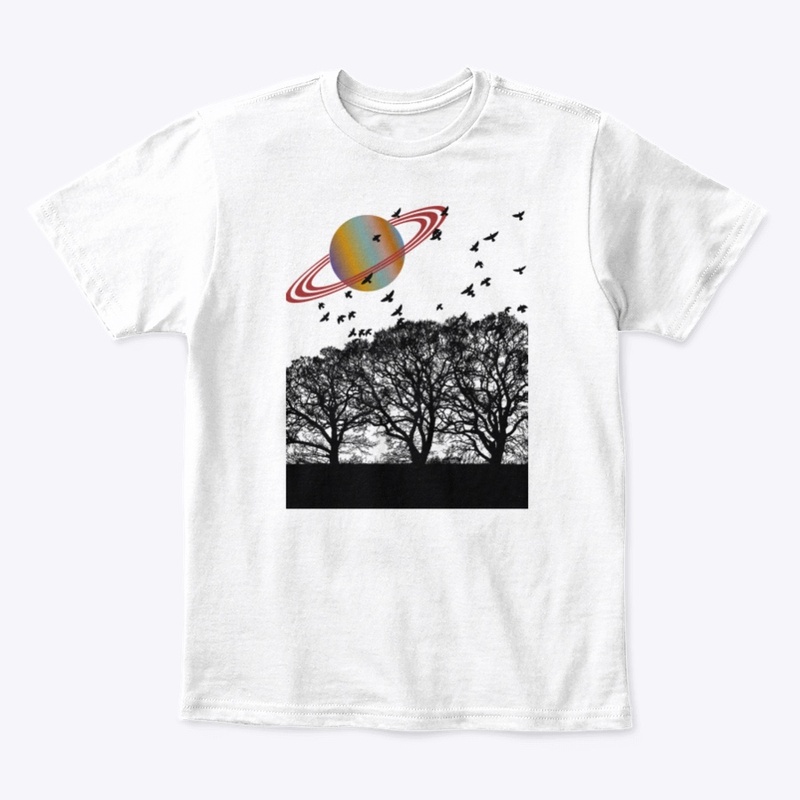 Saturn in the Night Sky