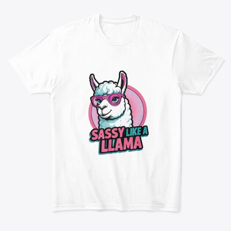Sassy Like a Llama – Bold Cartoon 